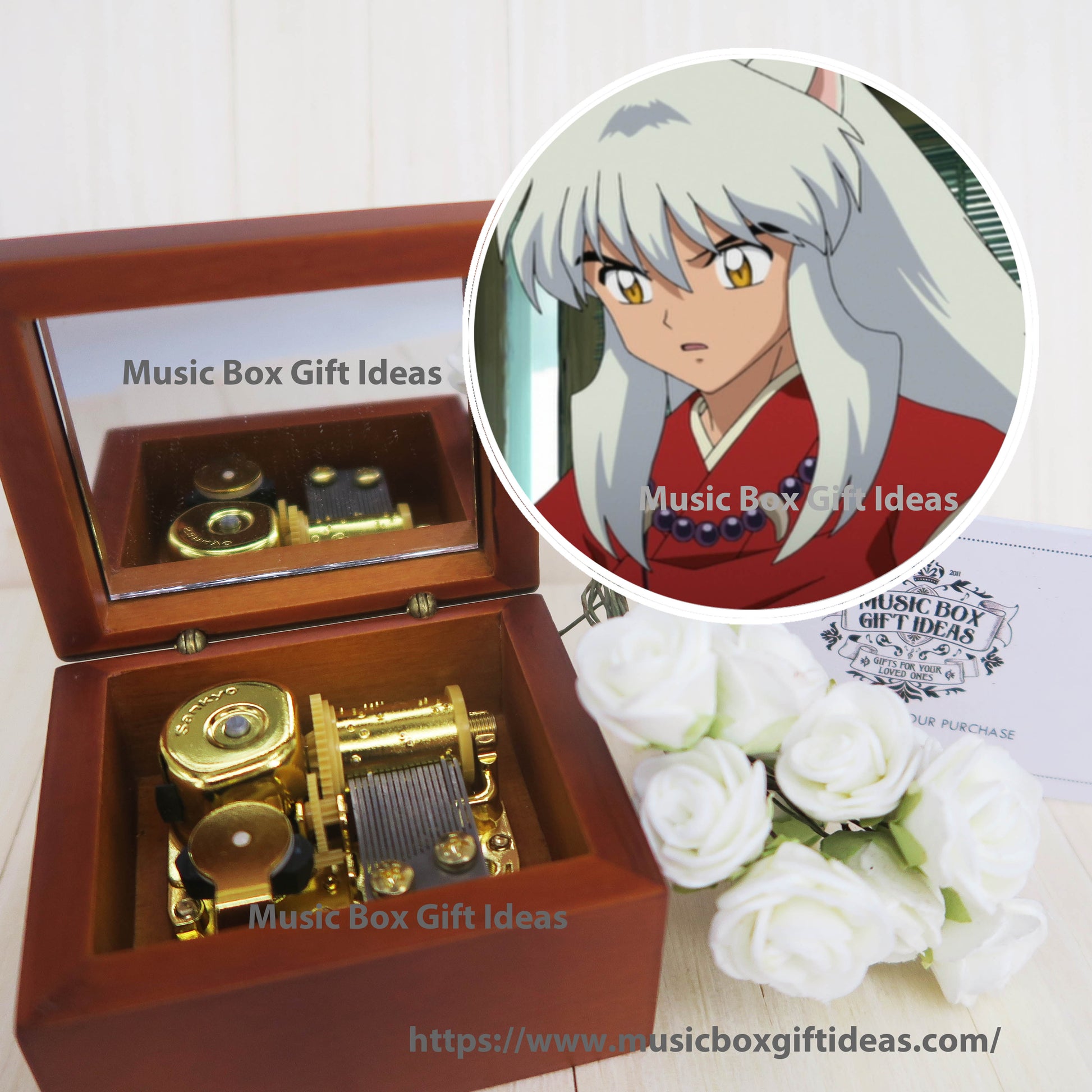 Personalized Inuyasha 犬夜叉 Anime Soundtrack Futari no Kimochi Sankyo 18 –  Music Box Gift Ideas