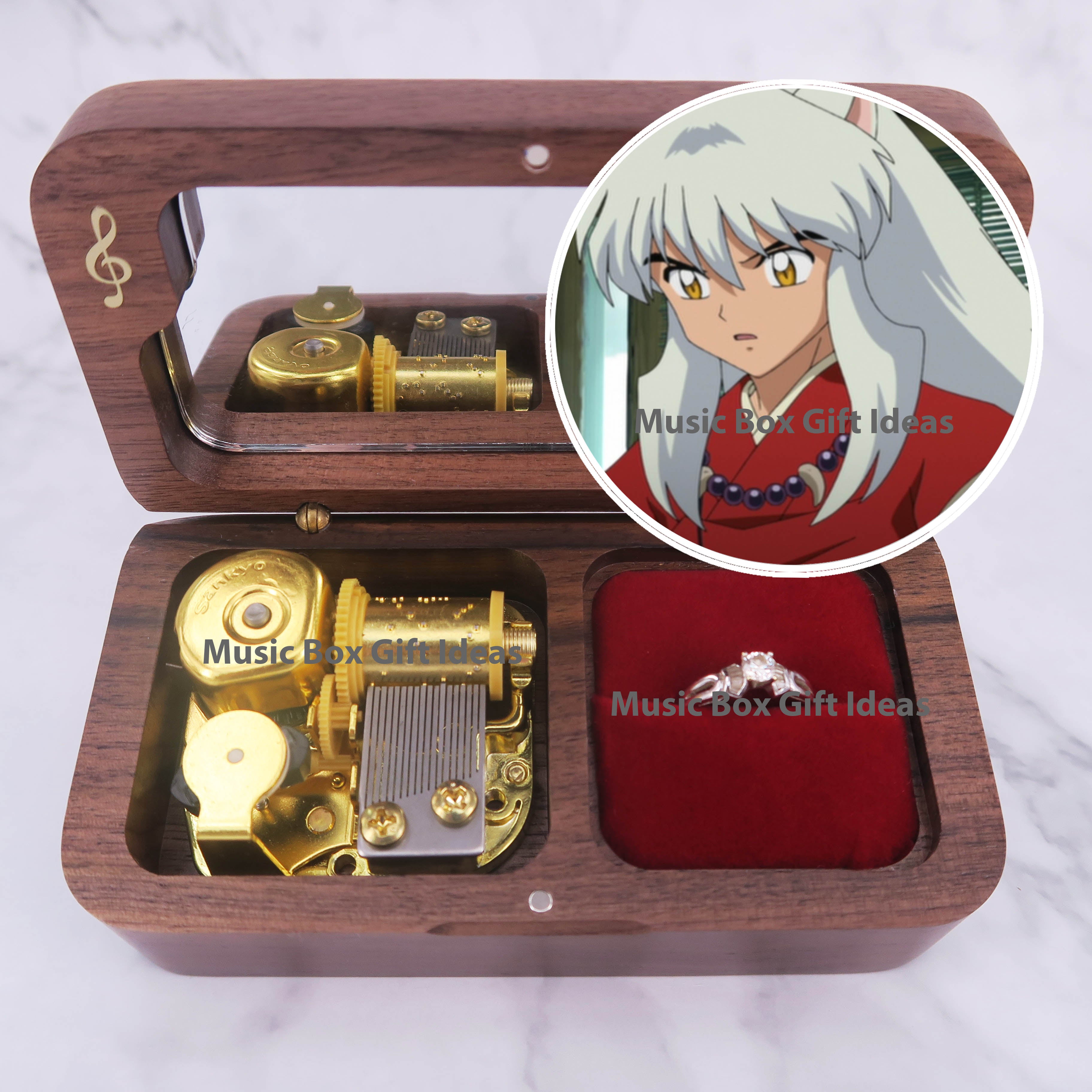 Personalized Inuyasha 犬夜叉 Anime Soundtrack Futari no Kimochi Sankyo 18 –  Music Box Gift Ideas