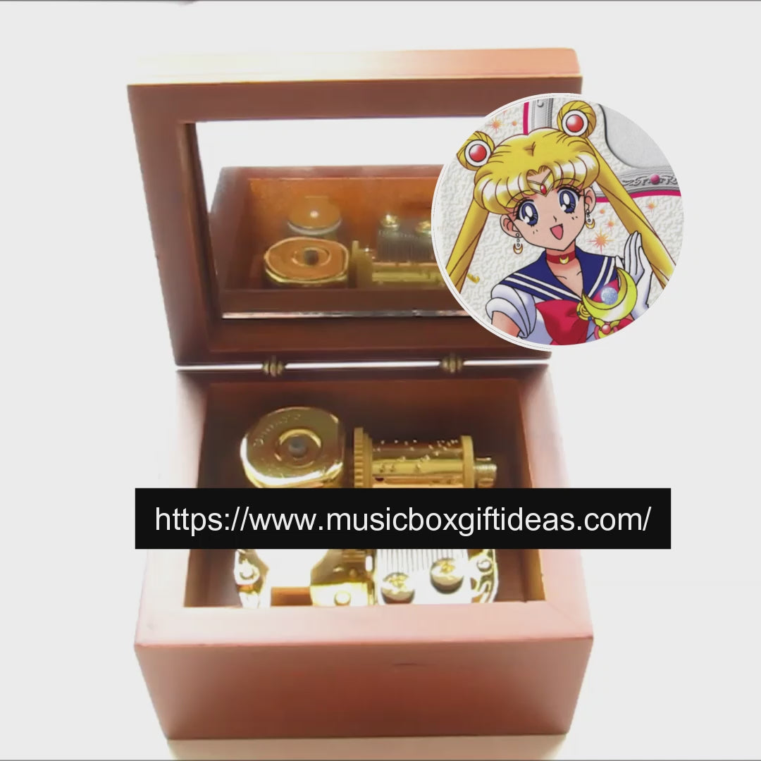Sailor Moon Moonlight Densetsu Sankyo 18-Note Windup Music Box 